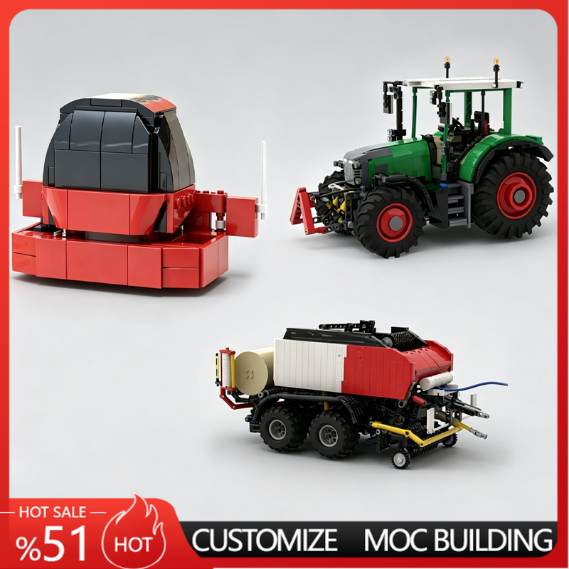 Agriculture Farming Certificate - NUOVO Trattore Agricolo Verde con Rimorchio